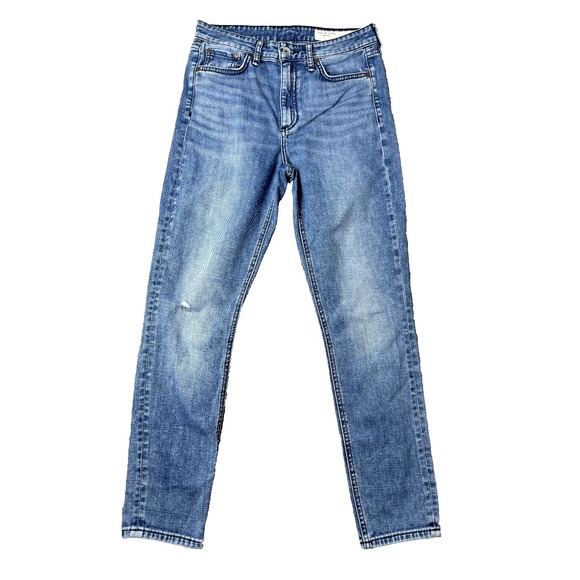 rag & bone Denim - Rag & Bone Nina High Rise Skinny Jeans Women 27 Medium Wash Denim